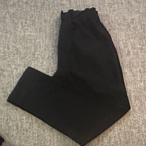 Reitmans- paper bag waist Black Pants